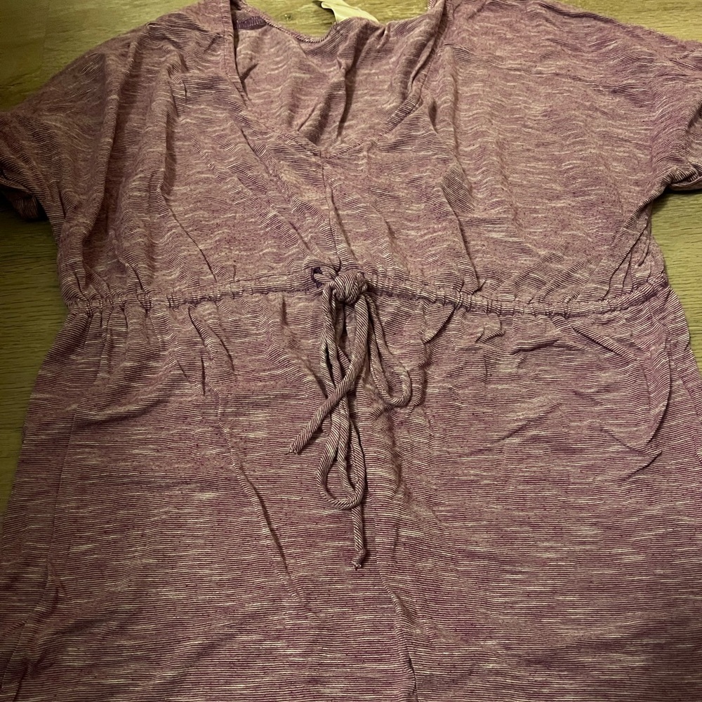Large two hearts maternity blouse pink.
